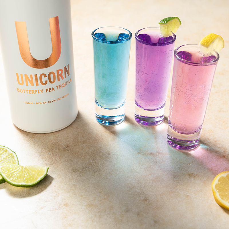 Unicorn Tequila shots