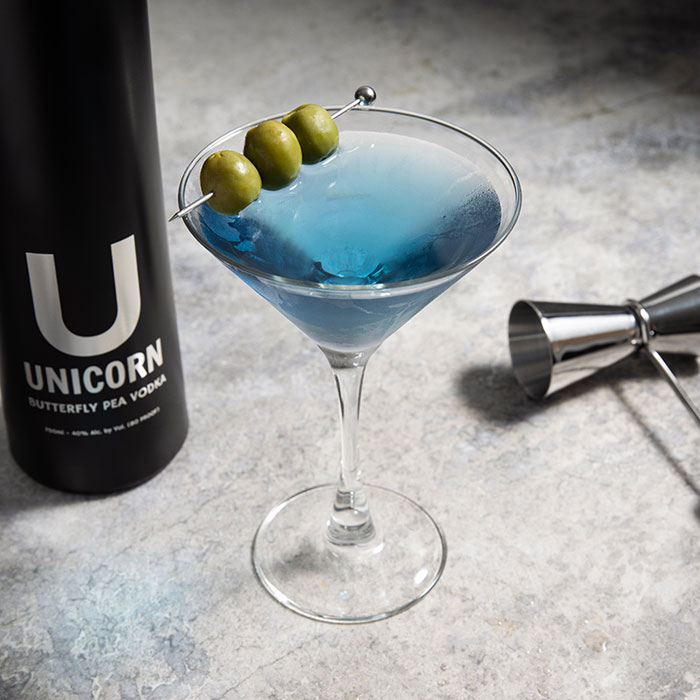 unicorn vodka martini